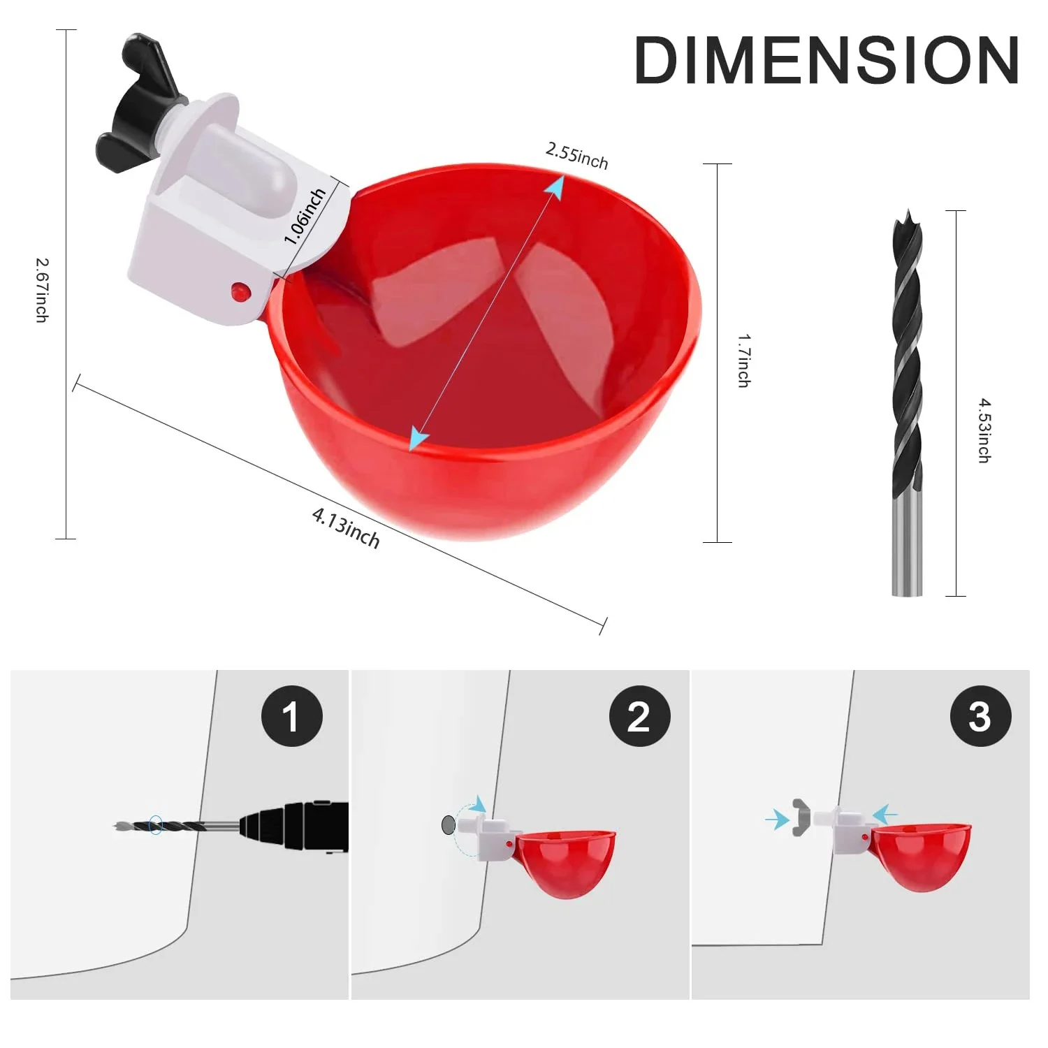 10 Pcs Chicken Waterer - Image 9