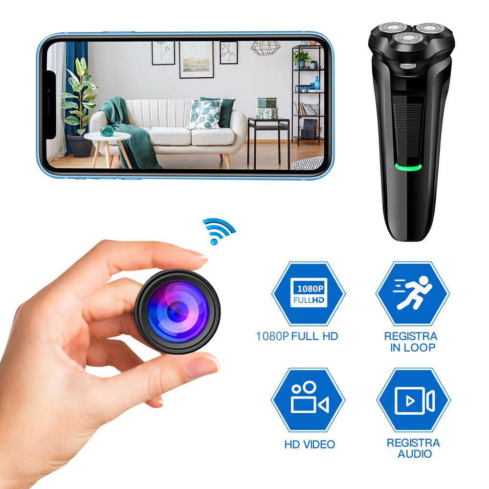 1080P HD WiFi Mini Shaver Razor Camera | WiFi Motion Detection Cam - Image 6