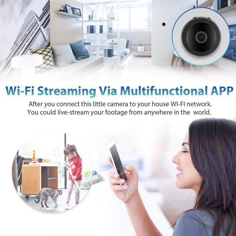 1080p Magnetic WiFi Mini Camera - Image 5
