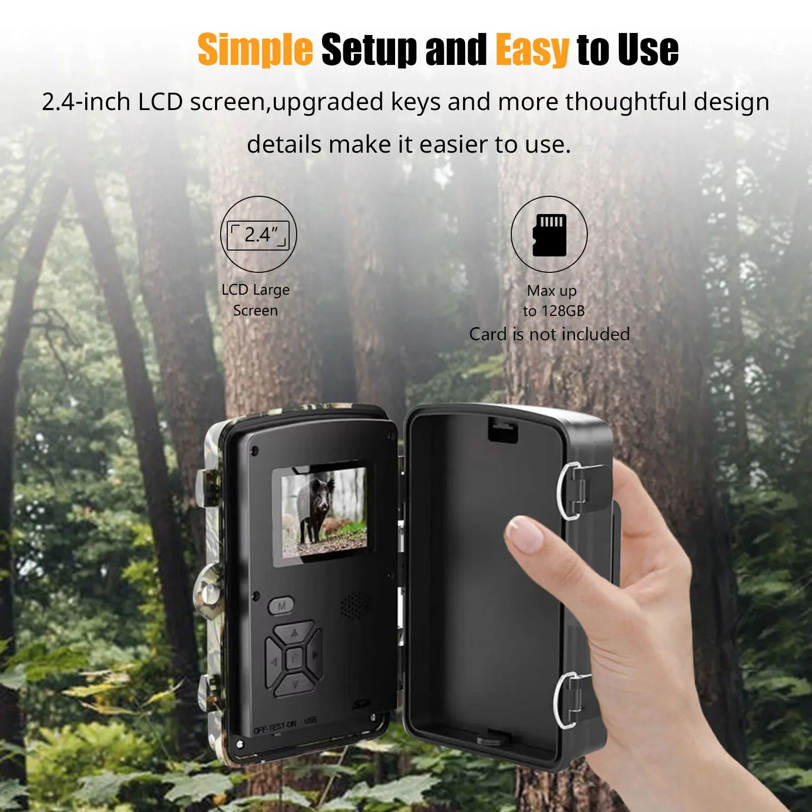 1080P Night Vision Trail Camera - Image 4