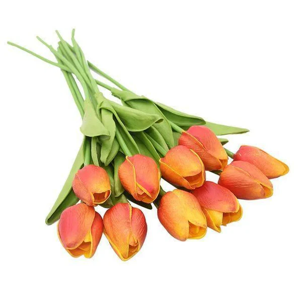 10x Artificial Tulips Flowers - Image 10