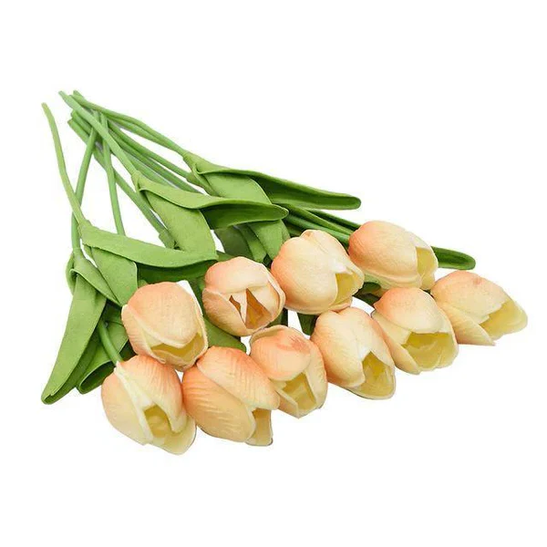 10x Artificial Tulips Flowers - Image 11