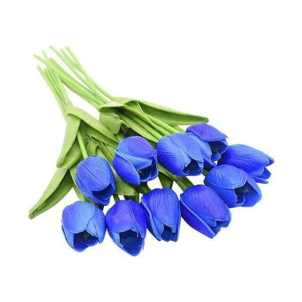 10x Artificial Tulips Flowers - Image 17