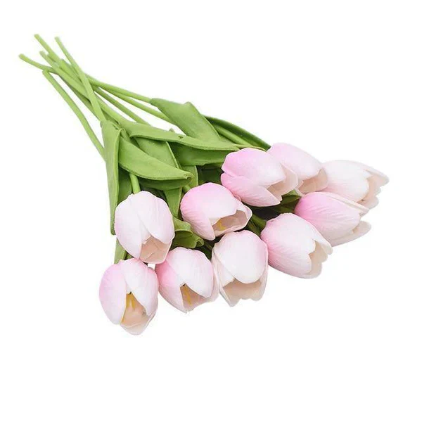 10x Artificial Tulips Flowers - Image 6