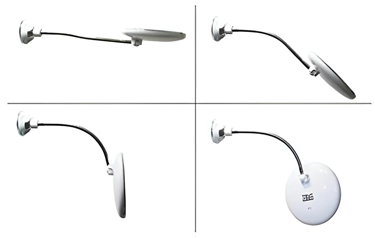 10X LED mirror on suction cup - Image 4