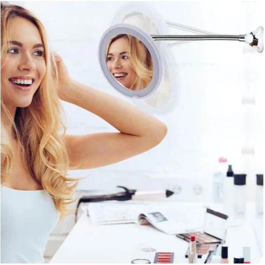 10X Magnifying LED Lighted Flexible Mirror - Image 7