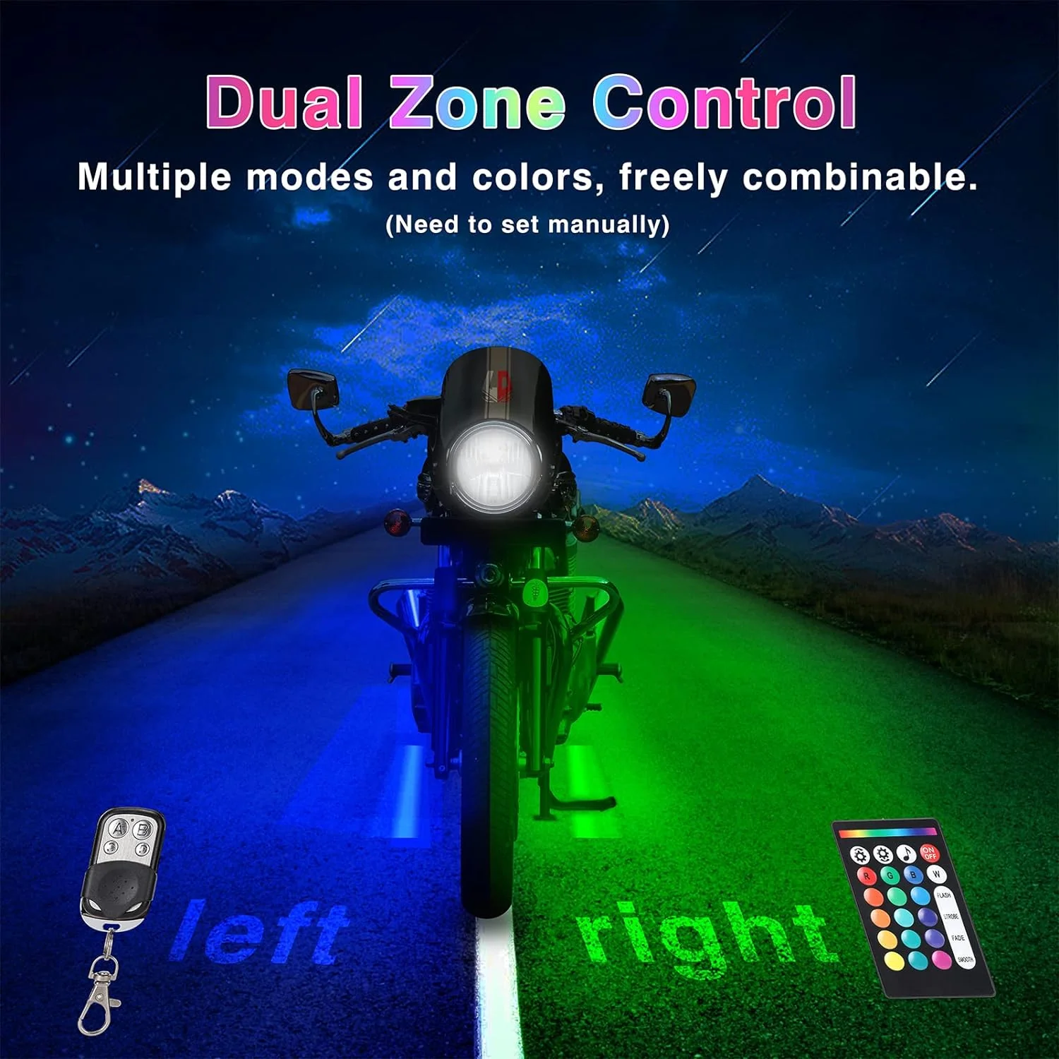 12pcs Motorcycle Led Light Kit With Brake Light Turn Signal - Image 7