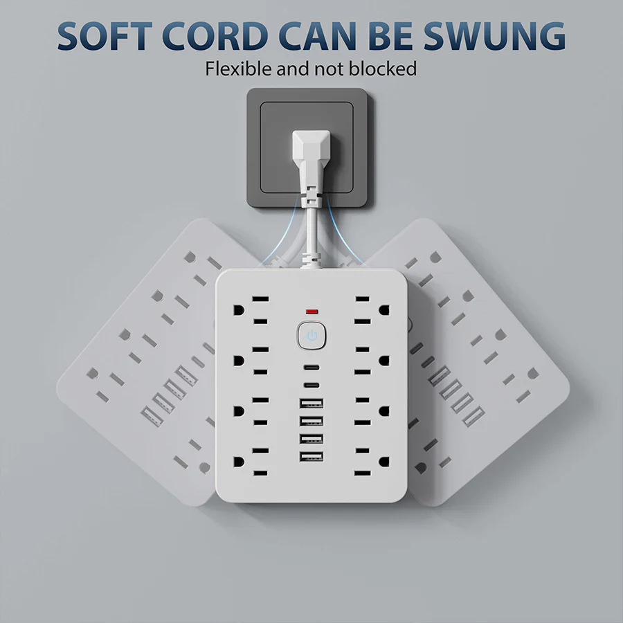 14-In-1 Power Strip With Surge Protection - Image 3