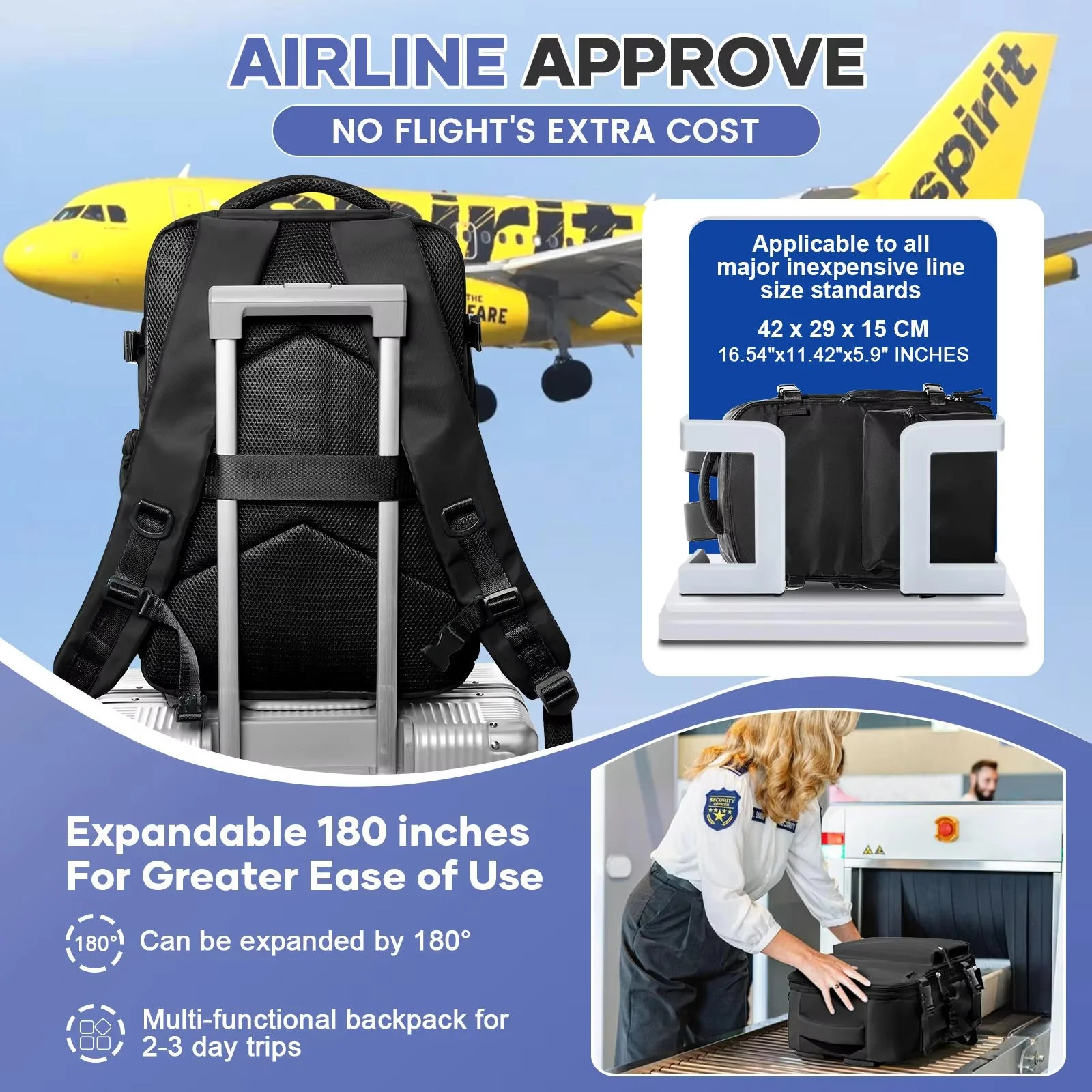 15.6in Travel Backpack - Image 8