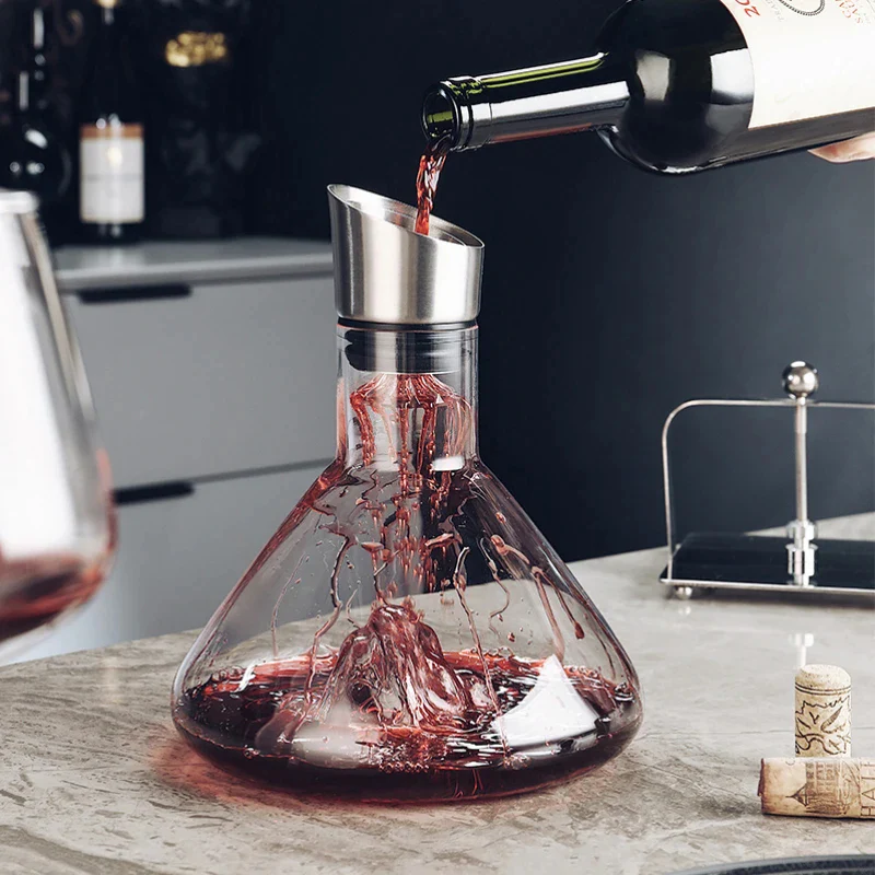 1500ml Wine Decanter with Aerator - Image 2