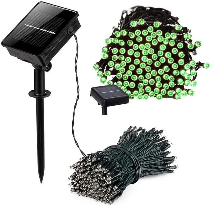 17-Meter String of 100 Led Solar-Powered Fairy Lights - Image 3