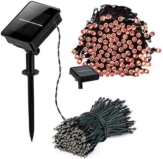 17-Meter String of 100 Led Solar-Powered Fairy Lights - Image 4
