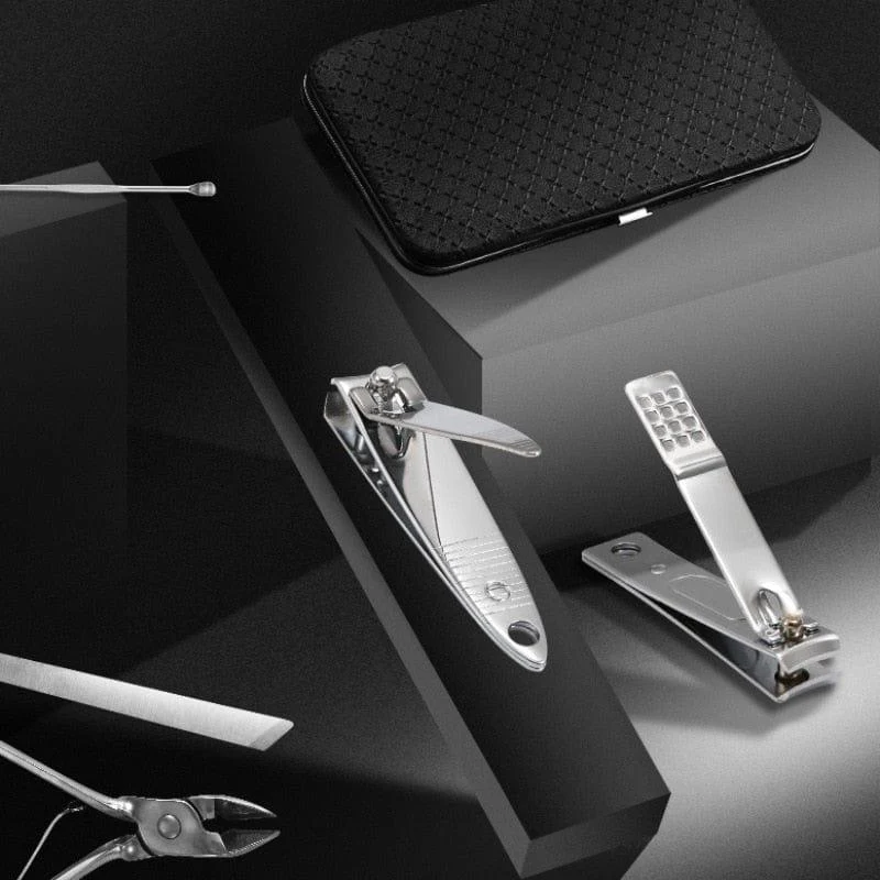 19 in 1 Stainless Steel Manicure set Nail clipper Kit - Image 3