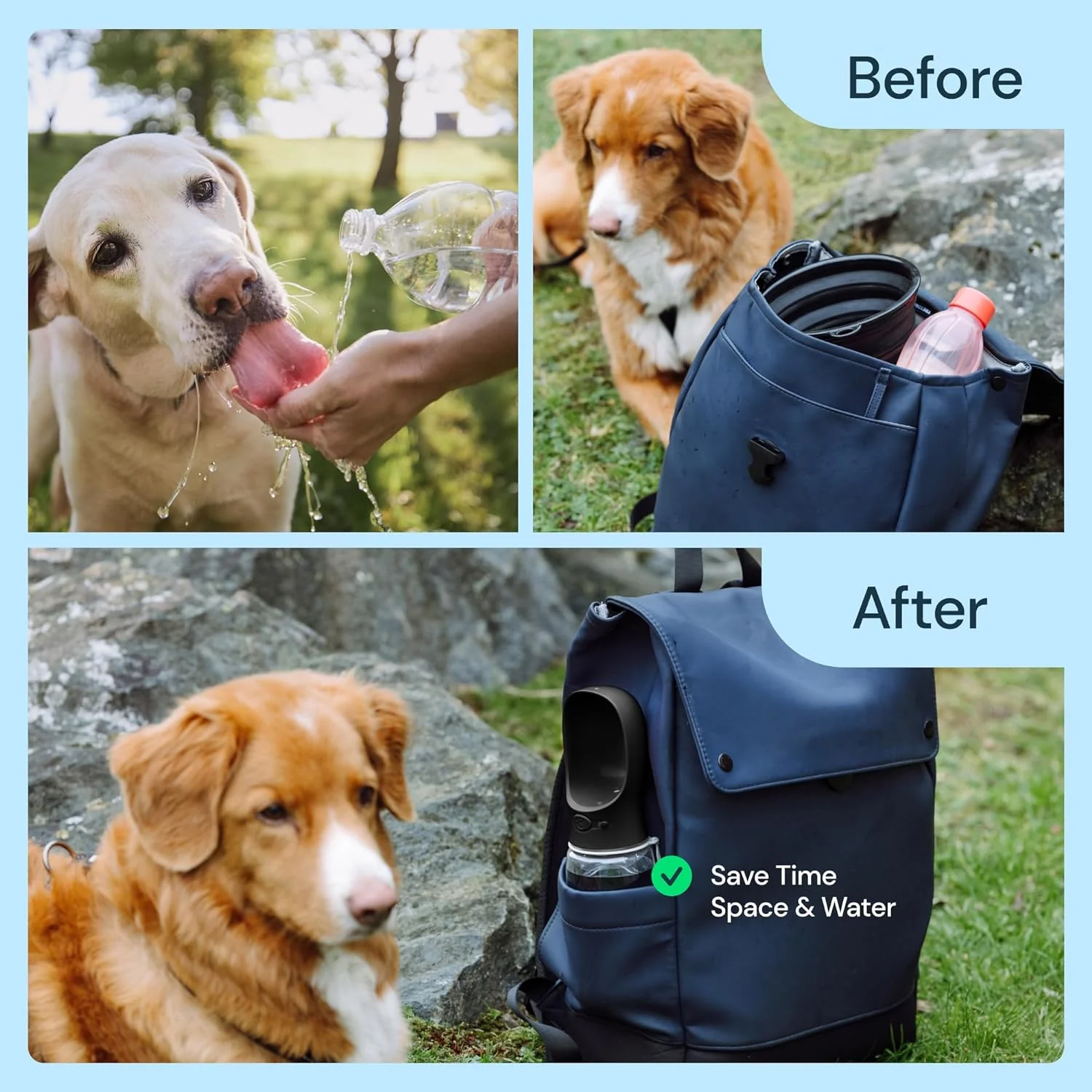 19 oz portable water bottle for dogs - Image 6