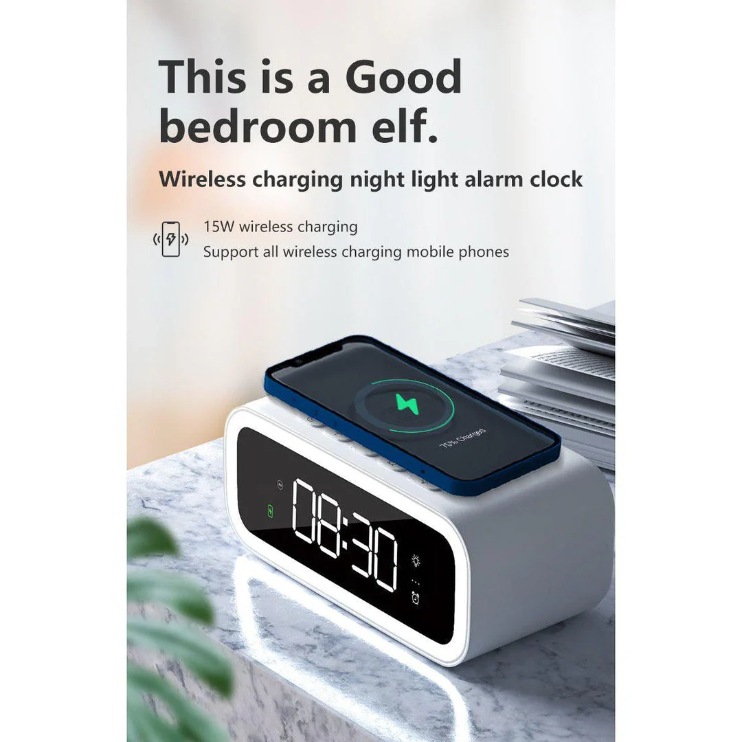 2-in-1 Alarm Clock - Multitime - Digital Display - Image 2