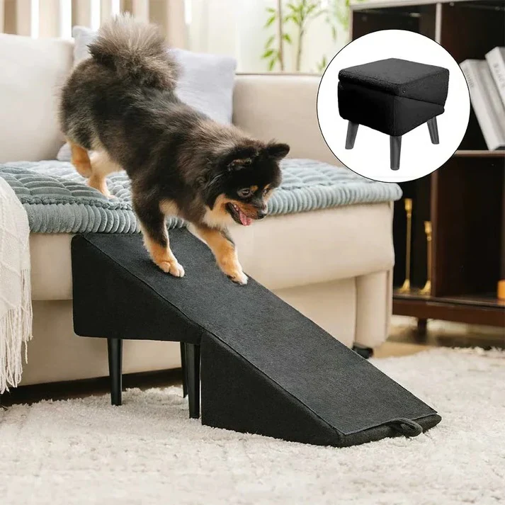 2-in-1 Convertible Dog Ramp and Step Stool - Image 4