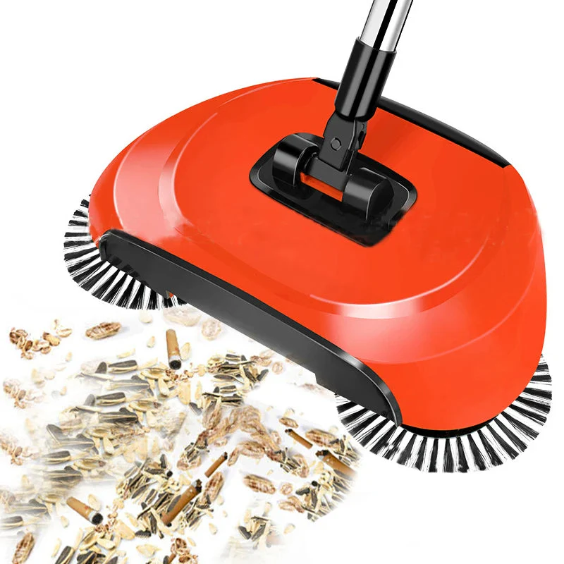 Manual 2-in-1 Broom with Rotating Brush - Image 4