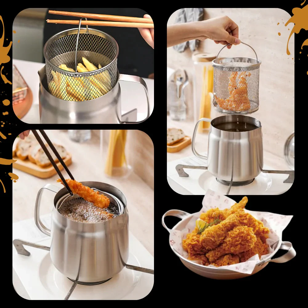 2-in-1 Deep Frying Pot - Image 3