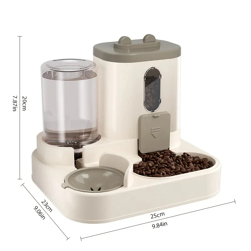 2 in 1 Dog and Cat Feeder with Water Dispenser - Image 4