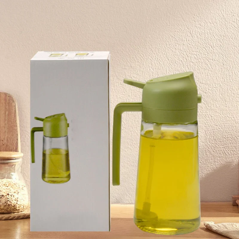 2-in-1 Glass Oil Sprayer and Dispenser - Image 4