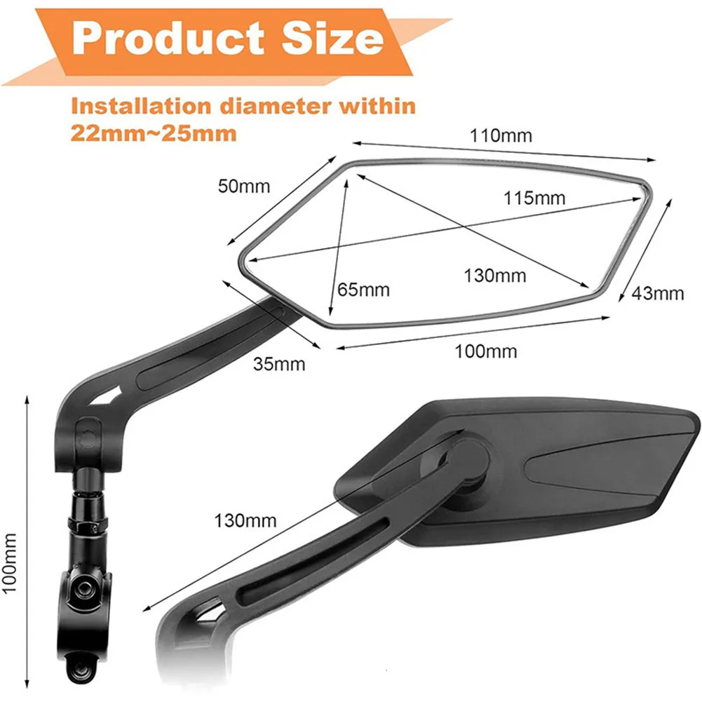 2 Pack Bike Mirrors - Image 7