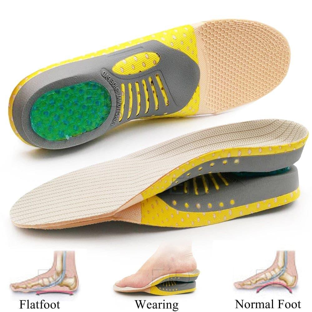 Orthotic Gel Insoles for Flat Feet & Plantar Fasciitis – 2 Piece - Image 2