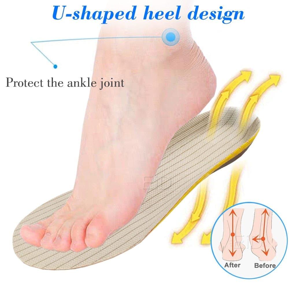 Orthotic Gel Insoles for Flat Feet & Plantar Fasciitis – 2 Piece - Image 3