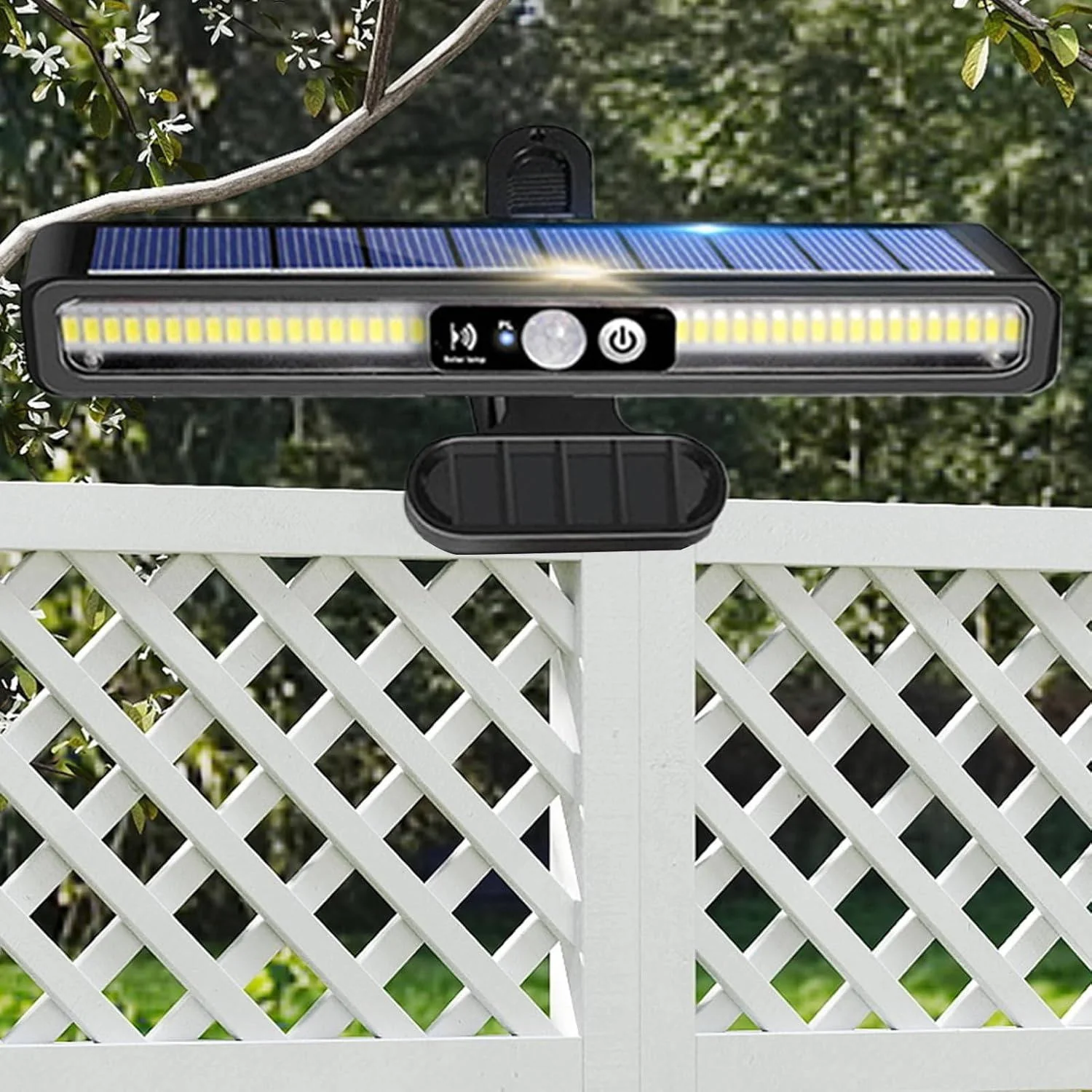 2 Set Portable Solar Fence Lights - Image 2