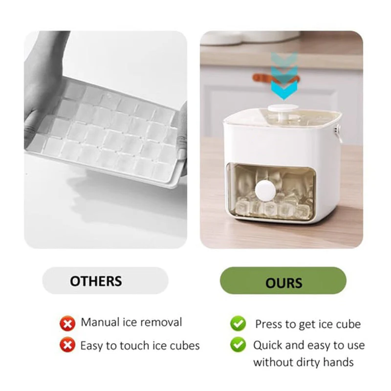 2-Stage Push In Ice Cube Tray - Image 5