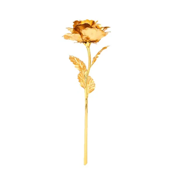 24K Gold Dipped Real Rose with Gift Box - Image 3