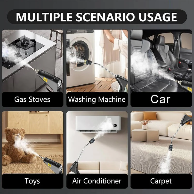 2500W High Pressure Steam Cleaner with Gloves - Image 3
