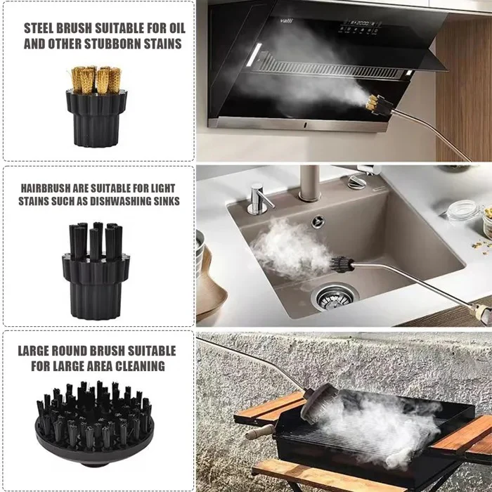 2500W High Pressure Steam Cleaner with Gloves - Image 4
