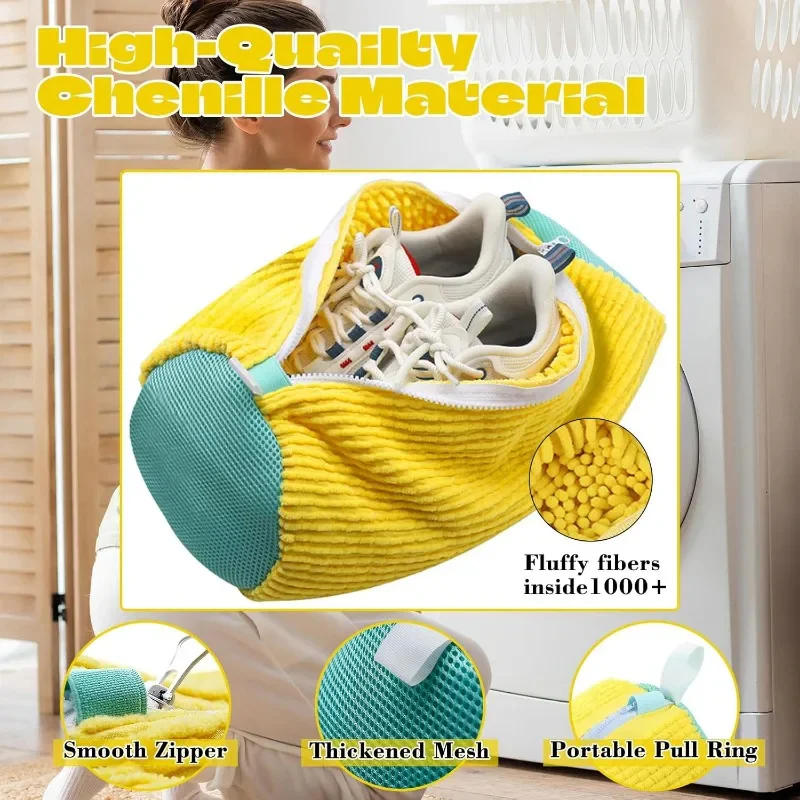 2Pcs Shoes Washing Bag for Laundry - Image 3