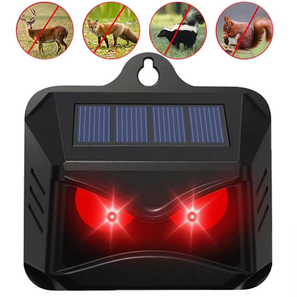 2pcs Solar Powered Ultrasonic Animal Repellent - Image 6
