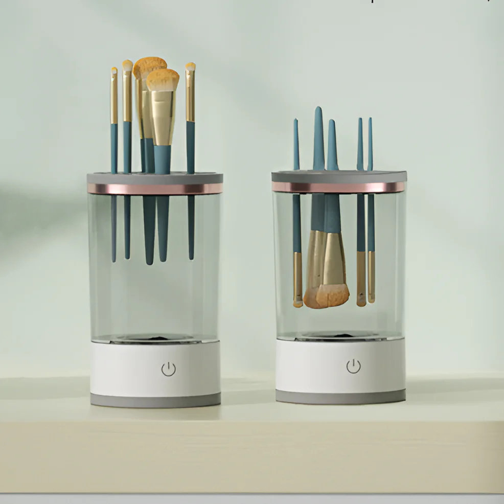 3-in-1 Cosmetic Brush Cleaner Machine - Electric Makeup Brush Cleaner Device - Image 3