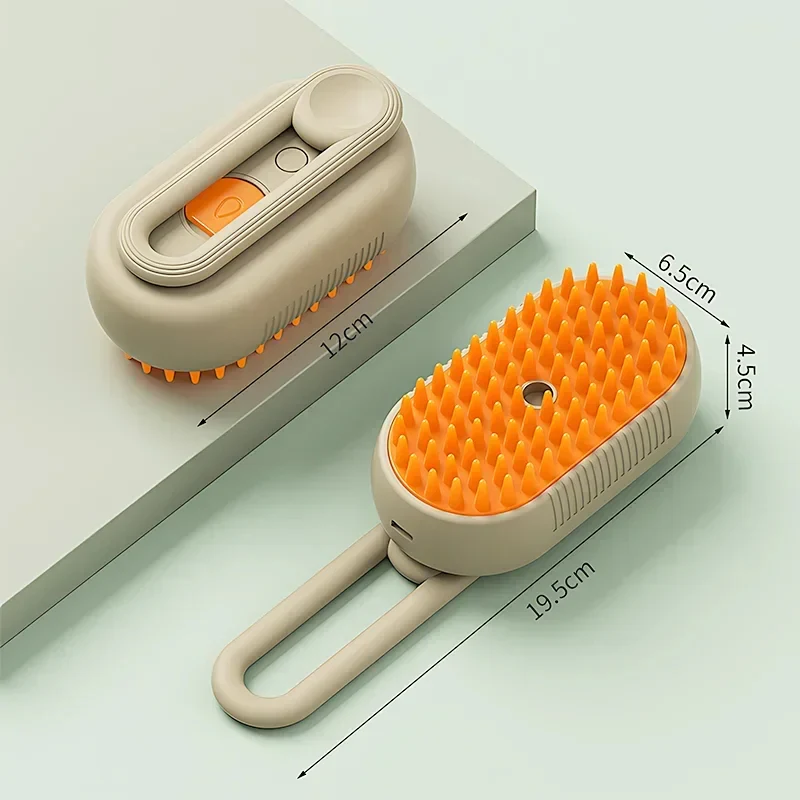 3-in-1 Pet Steam Grooming Brush - Image 3