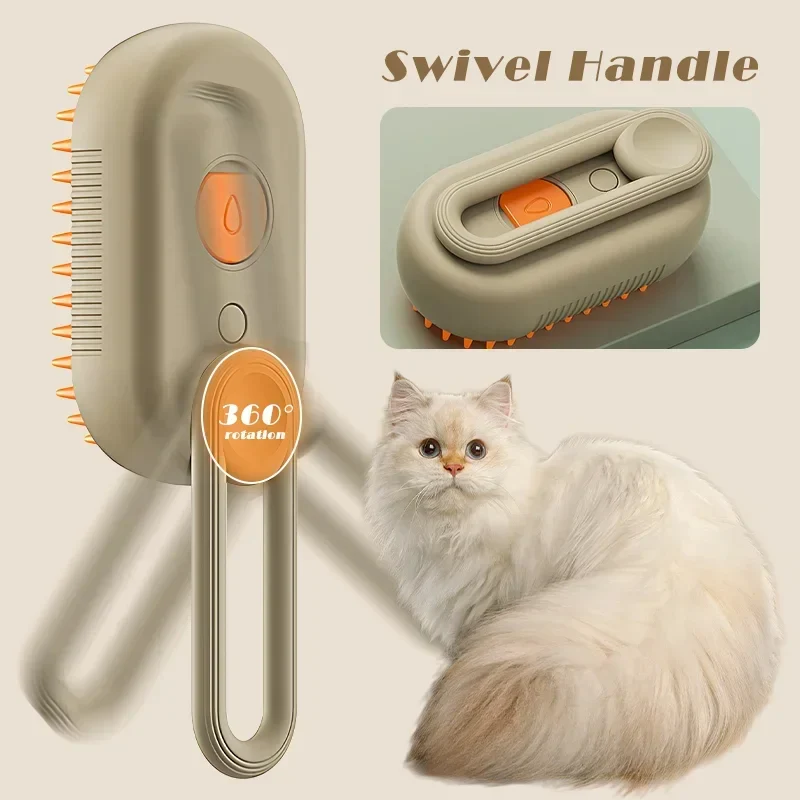 3-in-1 Pet Steam Grooming Brush - Image 6