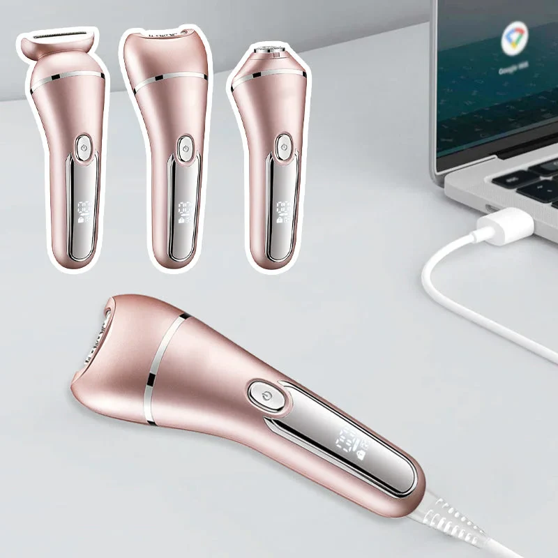 3-in-1 Waterproof Electric Shaver for Women - Image 5