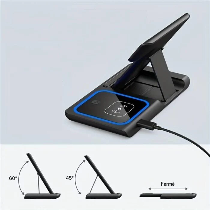 3-in-1 Wireless Induction Charger for iPhone - Image 4