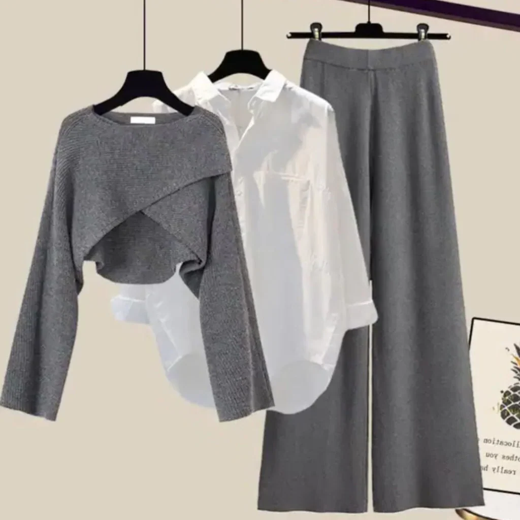 3 Piece - Comfortable Chic Dress Set - Image 2