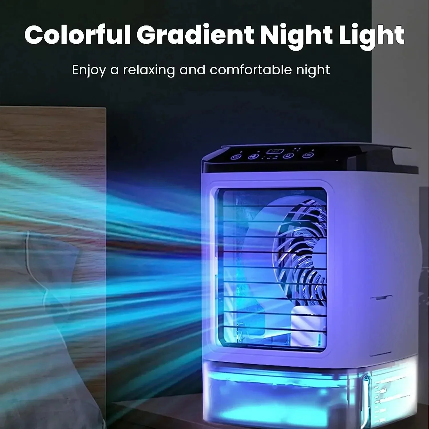 3-Speed Portable Aircon with Ultrasonic Cooling - Image 4