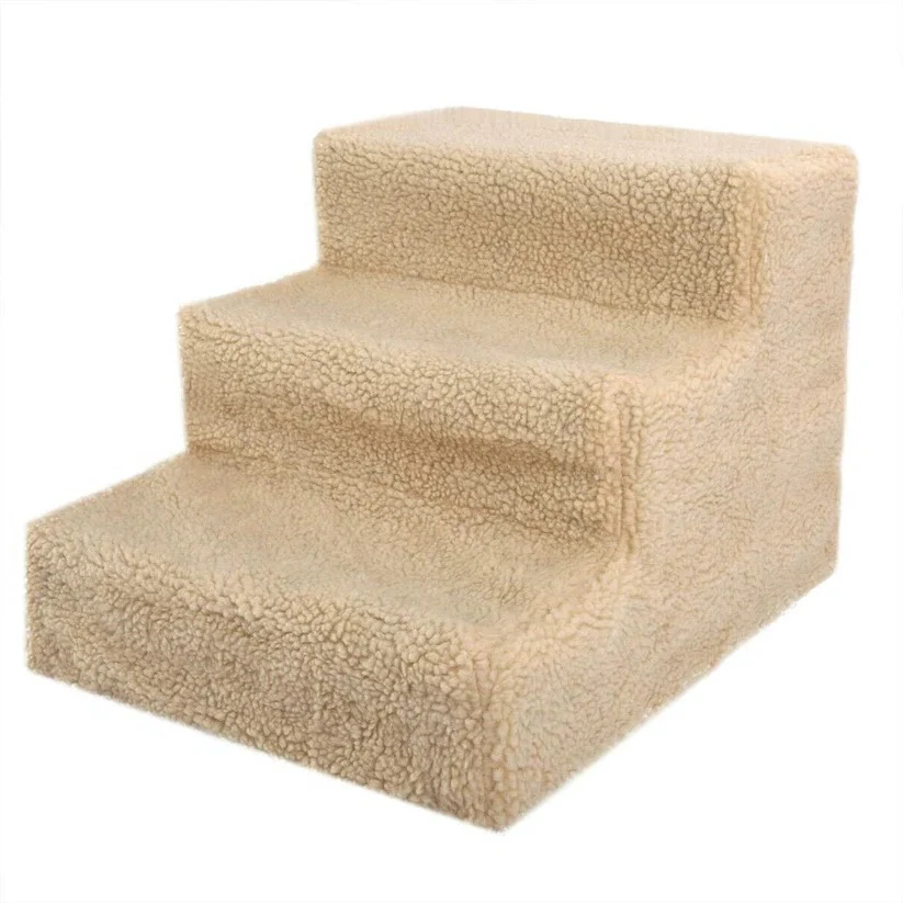 3 Step Portable Dog Stairs For Tall Bed - Image 4