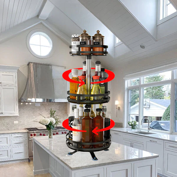 3-Tier Swivel Metal Organizer - Image 6