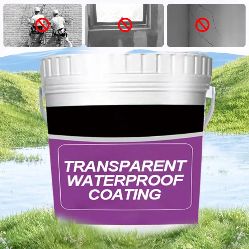 300g Transparent Waterproof Adhesive Exterior Walls Leak Proof Coating Bathroom Floor Crack Sealing Mold Proof - Image 3