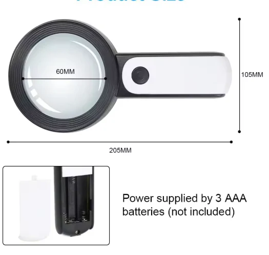 30x Magnifying Glass For Seniors - Image 3
