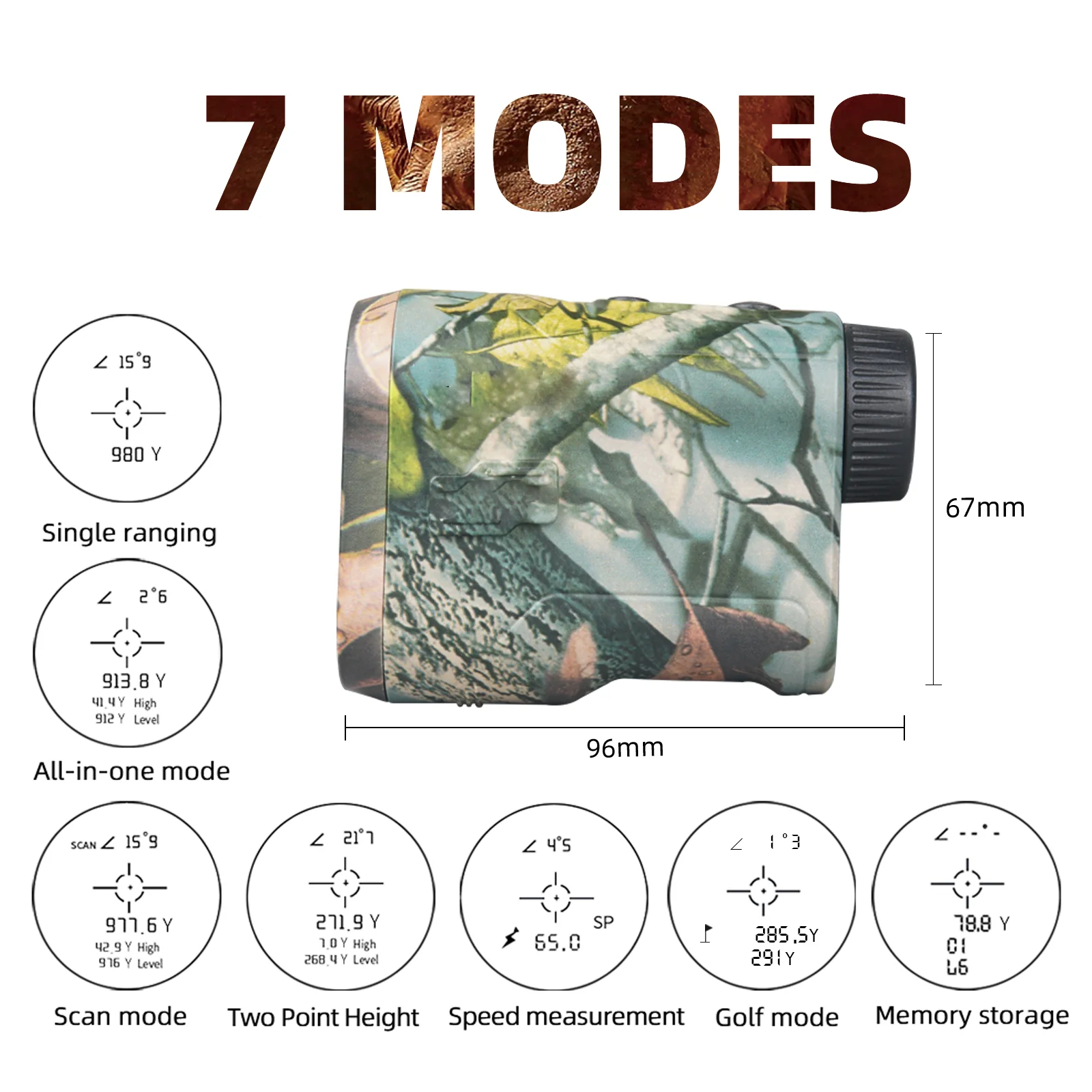 1000 Feet Hunting Range Finder - Image 3