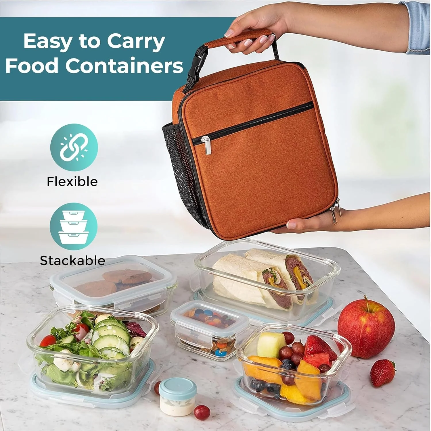 35-piece food storage container set - Image 5