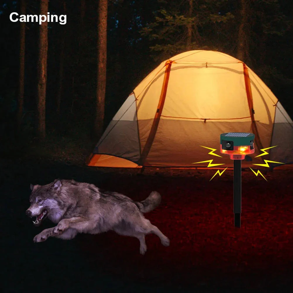 360 Degree Solar Repeller For Pigeon Bird Wild Boar Rabbit Deer - Image 2