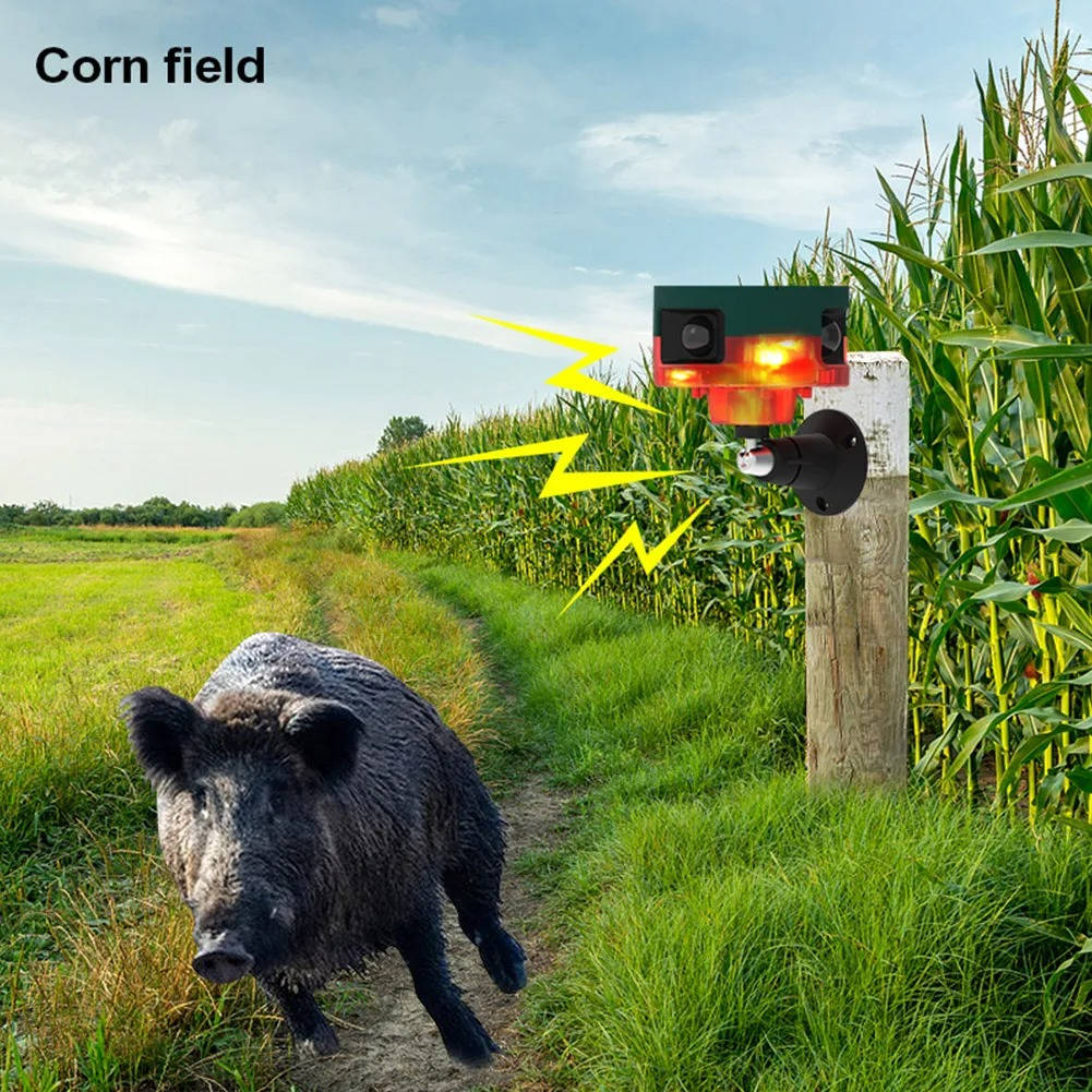360 Degree Solar Repeller For Pigeon Bird Wild Boar Rabbit Deer - Image 4