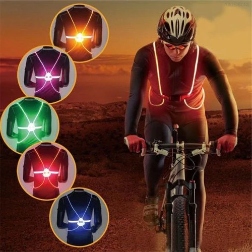 360 Reflective LED Flash Night Vest - Image 7